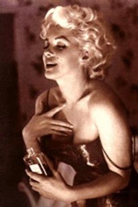 Marilyn Monroe for Chanel No 5.